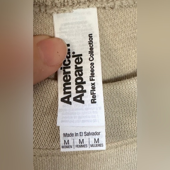 American Apparel Budweiser sweatshirt cream and red size medium - Picture 2 of 4
